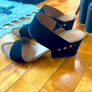 Franco Sarto Block Heel Sandals sz 7.5